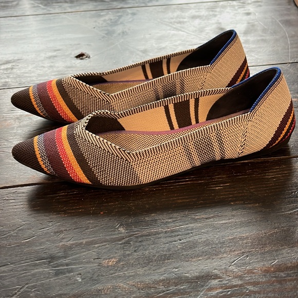 Rothy’s Points Inverse Stripe Size 7.5 - Picture 6 of 9
